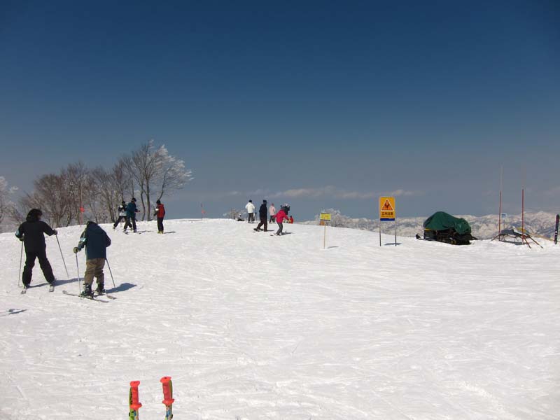 A beautiful clear day at the top of Yamabiko mountain